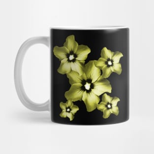 yellow flowering flower, flowery, floral pattern bloom Mug